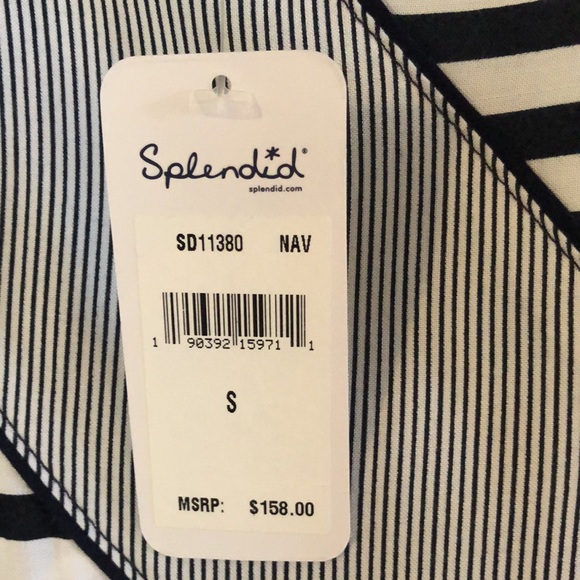 NWT Splendid V-Neck Spaghetti Strap Midi Dress S - Picture 4 of 8